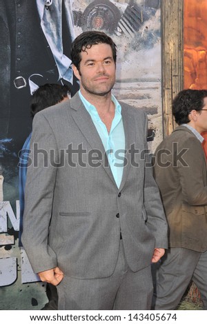 Robert Baker at the world premiere of his movie \
