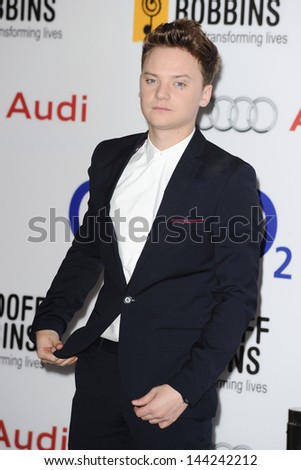 Connor Maynard arriving for the Nordoff Robbins Silver Clef Awards 2013 at the Hilton Park Lane, London. 28/06/2013