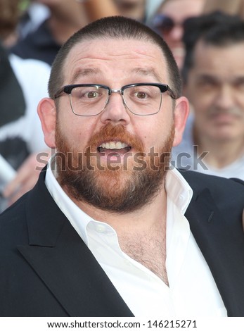 Nick Frost arriving for The World\'s End World Premiere, at Empire Leicester Square, London. 10/07/2013