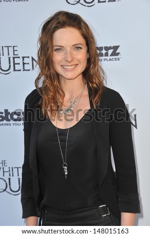 Rebecca Ferguson at launch party in Los Angeles for her TV series \