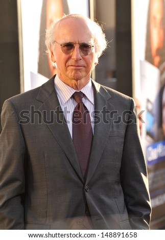 Larry David at the Los Angeles premiere for his HBO film \
