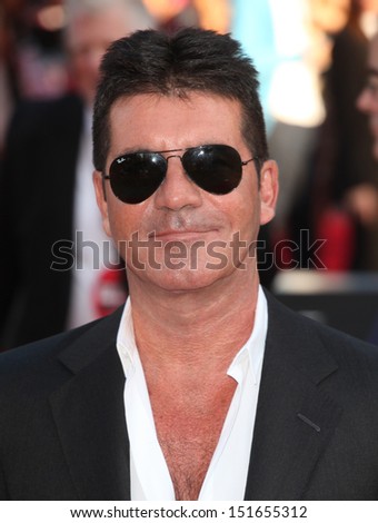 Simon Cowell at the UK Premiere of \'One Direction, This Is Us\' at the Empire Leicester Square, London. 20/08/2013
