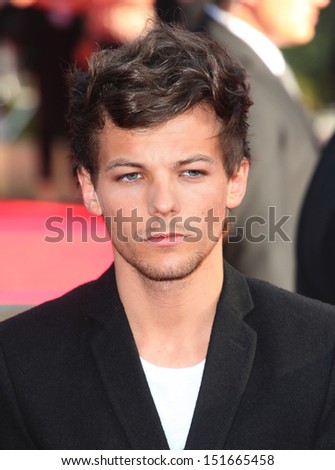 Louis Tomlinson from One Direction arriving at the UK Premiere of \'One Direction, This Is Us\' at the Empire Leicester Square, London. 20/08/2013 Picture by: Alexandra Glen
