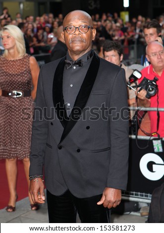 Samuel L Jackson arriving for the 2013 GQ Men Of The Year Awards, at the Royal Opera House, London. 03/09/2013