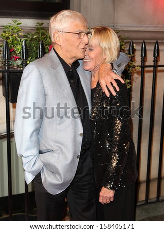 Michael Parkinson and wife Mary arriving for the BFI Gala Dinner, at The Grand, London. 08/10/2013