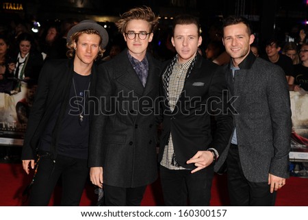 McFly arrives for the world premiere of \