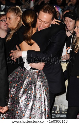 Natalie Portman and Tom Hiddleston arrives for the world premiere of 