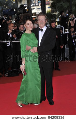 John Hurt & wife at world premiere for \