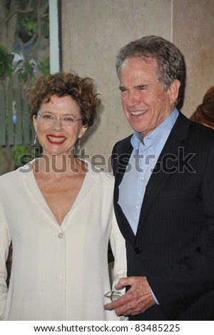 Annette Bening & husband Warren Beatty at the Women in Film 2011 Crystal + Lucy Awards at the Beverly Hilton Hotel. June 16, 2011  Beverly Hills, CA Picture: Paul Smith / Featureflash