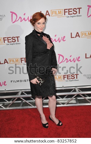 Christina Hendricks at the Los Angeles Film Festival premiere of her new movie \