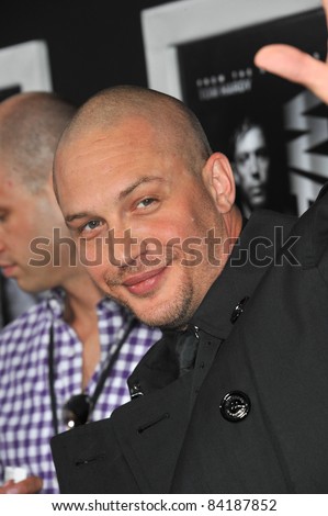 Tom Hardy at the world premiere of his new movie \