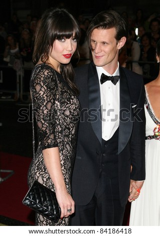 Daisy Lowe and Matt Smith arriving for the 2011 GQ Awards, Royal Opera House, London. 06/09/2011  Picture by: Alexandra Glen / Featureflash