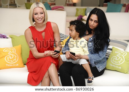 Denise Van Outen launches 3\'s \'On the Go\' campaign in London. 17/05/2011  Picture by Steve Vas/Featureflash