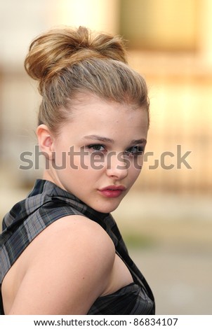 Chloe Moretz arriving for The Royal Academy of Arts - Summer Exhibition Preview Party, at the The Royal Academy of Arts, London. 02/06/2011  Picture by: Simon Burchell / Featureflash