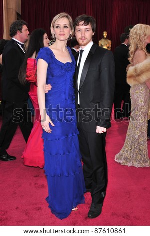 James McAvoy & Anne-Marie Duff at the 80th Annual Academy Awards at the Kodak Theatre, Hollywood, CA. February 24, 2008 Los Angeles, CA Picture: Paul Smith / Featureflash