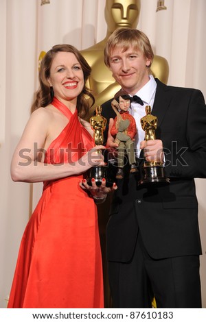 Suzie Templeton & Hugh Welchman at the 80th Annual Academy Awards at the Kodak Theatre, Hollywood. February 24, 2008 Los Angeles, CA Picture: Paul Smith / Featureflash