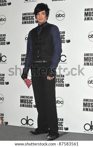 Adam Lambert at the nominations announcement for the 2009 American Music Awards at the Beverly Hills Hotel. October 13, 2009  Los Angeles, CA Picture: Paul Smith / Featureflash