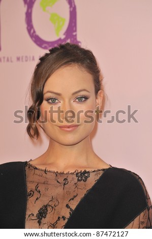 Olivia Wilde at the 20th anniversary Environmental Media Awards at Paramount Studios, Hollywood. October 25, 2009  Los Angeles, CA Picture: Paul Smith / Featureflash