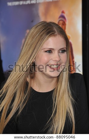 Rose McIver at the Los Angeles premier of her new movie \