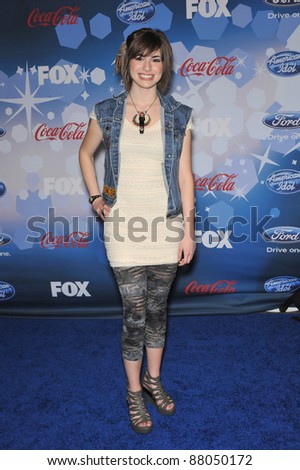 American Idol Finalist Siobhan Magnus at the party for the American Idol Final 12 at Industry, Los Angeles. March 11, 2010  Los Angeles, CA Picture: Paul Smith / Featureflash