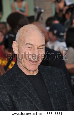 Patrick Stewart at the world premiere of his new animated movie \