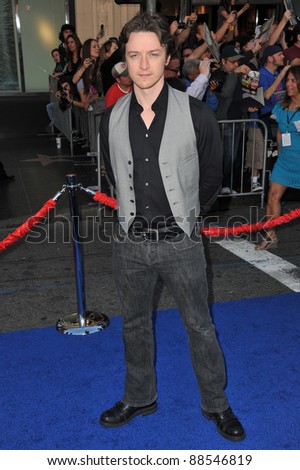 James McAvoy at the world premiere of his new animated movie \