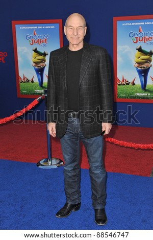 Patrick Stewart at the world premiere of his new animated movie 