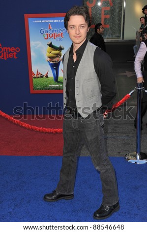 James McAvoy at the world premiere of his new animated movie 
