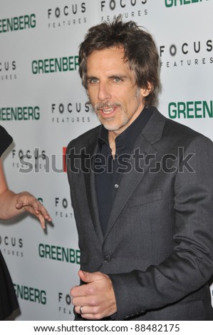 Ben Stiller at the Los Angeles premiere of his new movie \