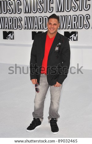 Jersey Shores star Ronnie Ortiz-Magro at the 2010 MTV Video Music Awards at the Nokia Theatre L.A. Live in downtown Los Angeles. September 12, 2010  Los Angeles, CA Picture: Paul Smith / Featureflash