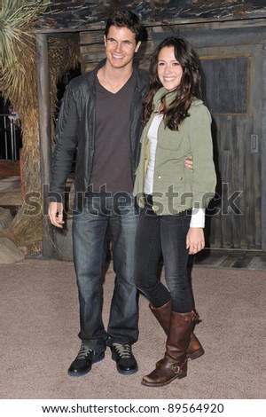 Italia Ricci & Robbie Emeth at the Los Angeles premiere of the animated movie \