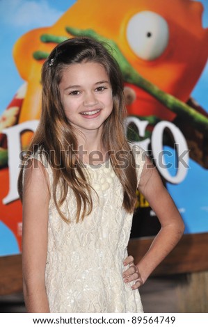 Sierra Bravo at the Los Angeles premiere of the animated movie \
