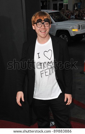 Rupert Grint at the Los Angeles premiere of 