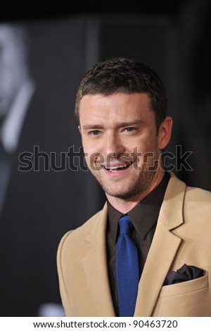 Justin Timberlake at the Los Angeles premiere of his new movie \