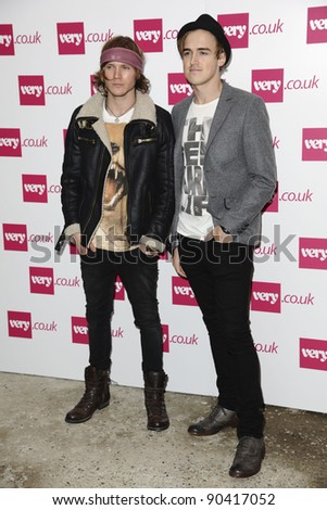 pop group McFly arrives at the Fearne Cotton's Spring Summer 2012 range show for Very.co.uk, London 19/09/2011  Picture by Steve Vas/Featureflash