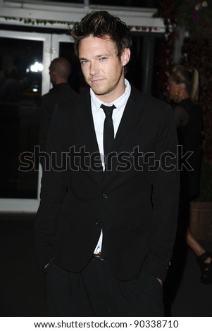 Andrew Moss arrives for the 2011 Hollyoaks Ball at Chester Racecourse, Chester. 01/09/2011 Picture by: Steve Vas / Featureflash