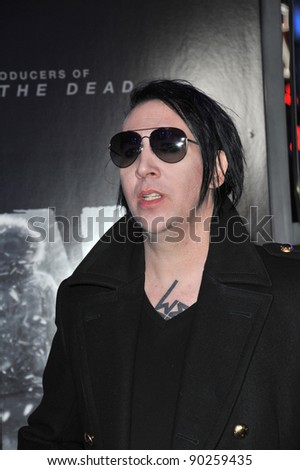 Marilyn Manson at the world premiere of \