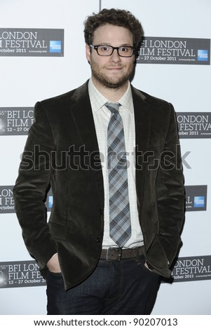 Seth Rogan attends the screening of 50/50 at The 55th BFI London Film Festival at Vue West End, London. 13/10/2011 Picture by: Steve Vas / Featureflash