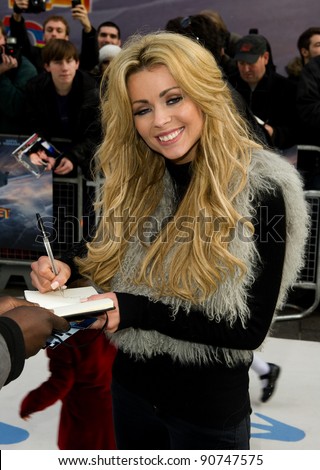 Nicola McLean arriving for the UK Premier of Happy Feet Two at the Empire Cinema in Leicester Square London. 20/11/2011 Picture by: Simon Burchell / Featureflash