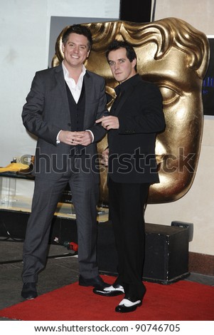 Dick and Dom arriving for the BAFTA Children\'s Awards 2011 at the Hilton Park Lane, London. 27/11/2011 Picture by: Steve Vas / Featureflash