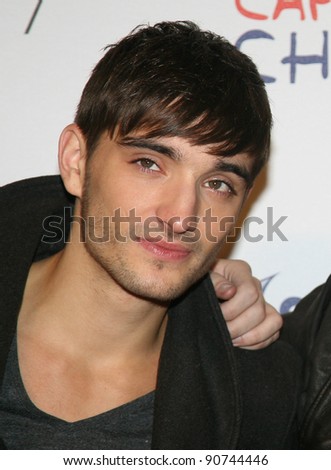Tom Parker from The Wanted at The Jingle Bell Ball, The O2 Arena, east London. 03/12/2011  Picture by: Alexandra Glen / Featureflash