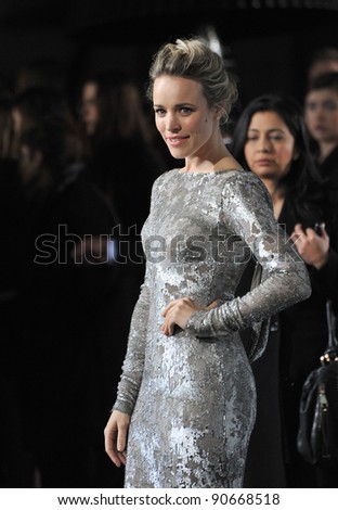 Rachel McAdams at the Los Angeles premiere of her new movie \