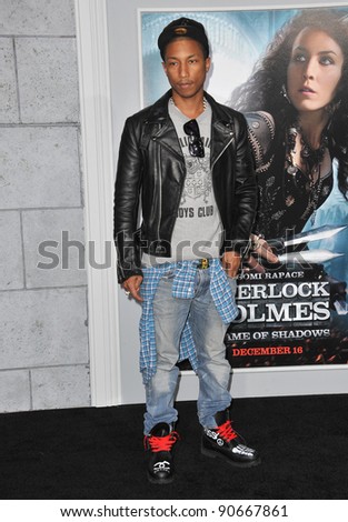 Pharrell Williams at the Los Angeles premiere of \