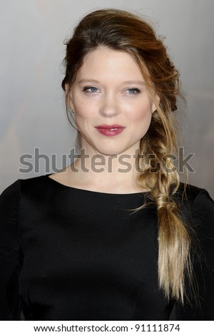 Lea Seydoux arriving for the premiere of \