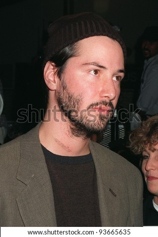 13OCT97: Actor KEANU REEVES at the world premiere of his new movie, \
