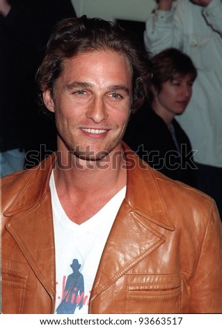 02DEC97:  Actor MATTHEW McCONAUGHEY at the premiere of  \