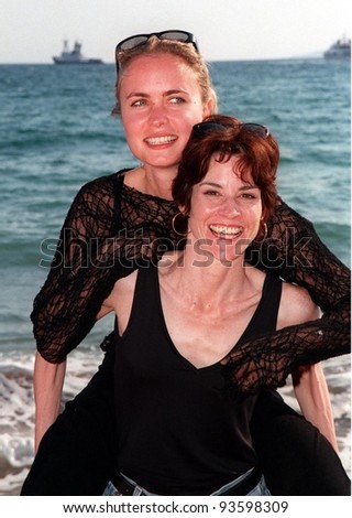 20MAY98:  Actresses ALLY SHEEDY (right) & RADHA MITCHELL at the Cannes Film Festival to promote their new movie \