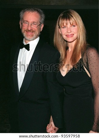 07MAR98:  Director STEVEN SPIELBERG & actress wife KATE CAPSHAW at the Directors Guild of America Awards in Beverly Hills.