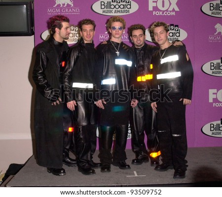 08DEC99: Pop group NSYNC at the Billboard Music Awards in Las Vegas.  Paul Smith / Featureflash