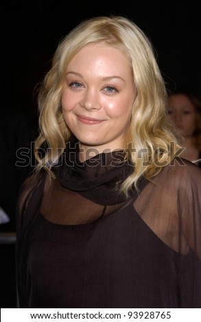 Actress ALEXANDRA HOLDEN at the Los Angeles premiere of her new movie The Hot Chick. 02DEC2002.   Paul Smith / Featureflash